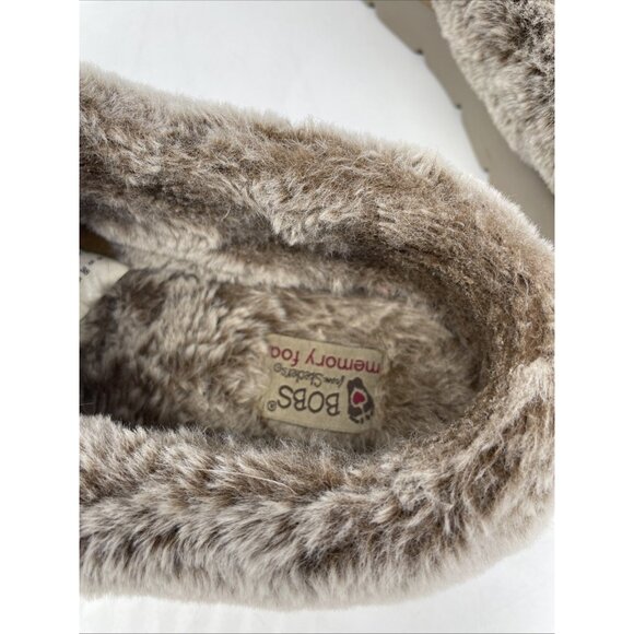 Skechers BOBS Women's Keepsakes Lite Cozy Comfort Clog Slippers Brown Size 8 - Picture 6 of 13